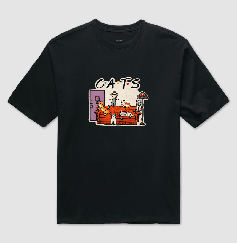Camiseta Cats Friends