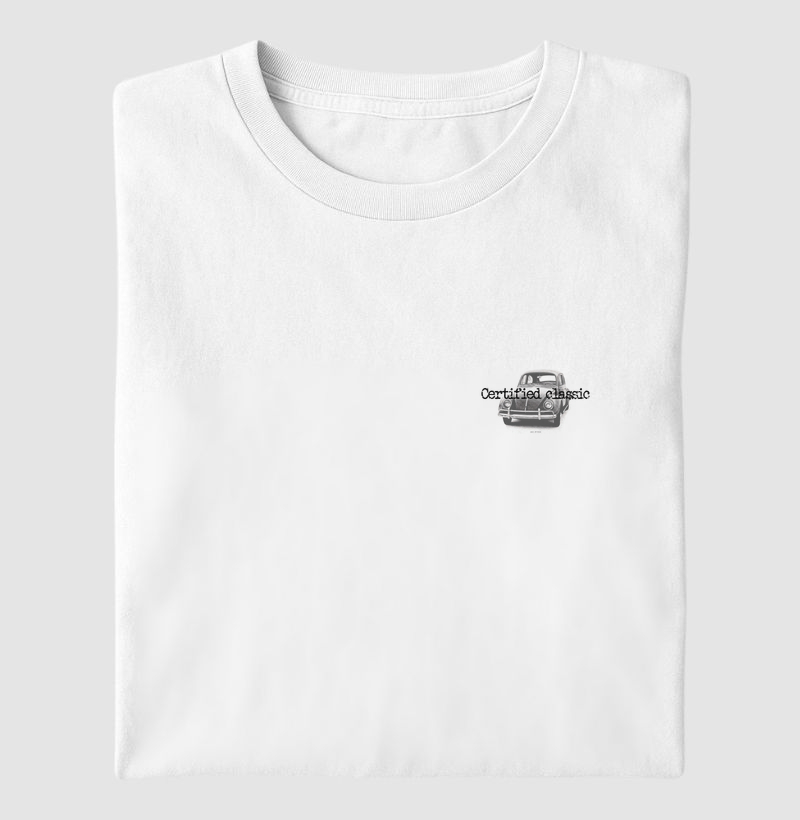 Camiseta Fusca Certified Classic - Masculina Estampada 100% Algodão Peruano Hall of Fame – fusca antigo