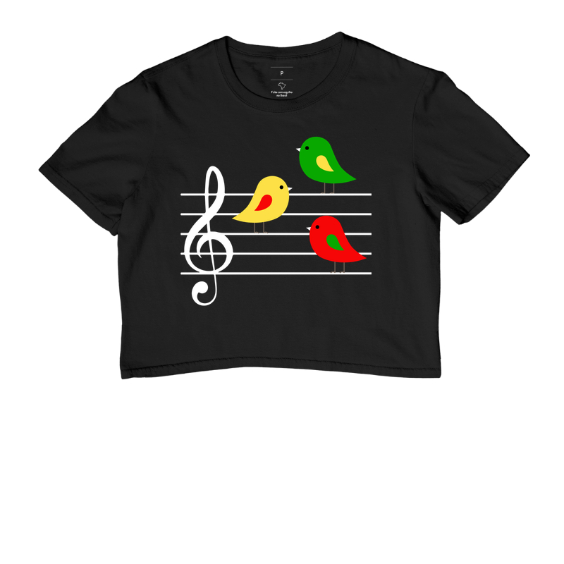 Três passarinhos na partitura