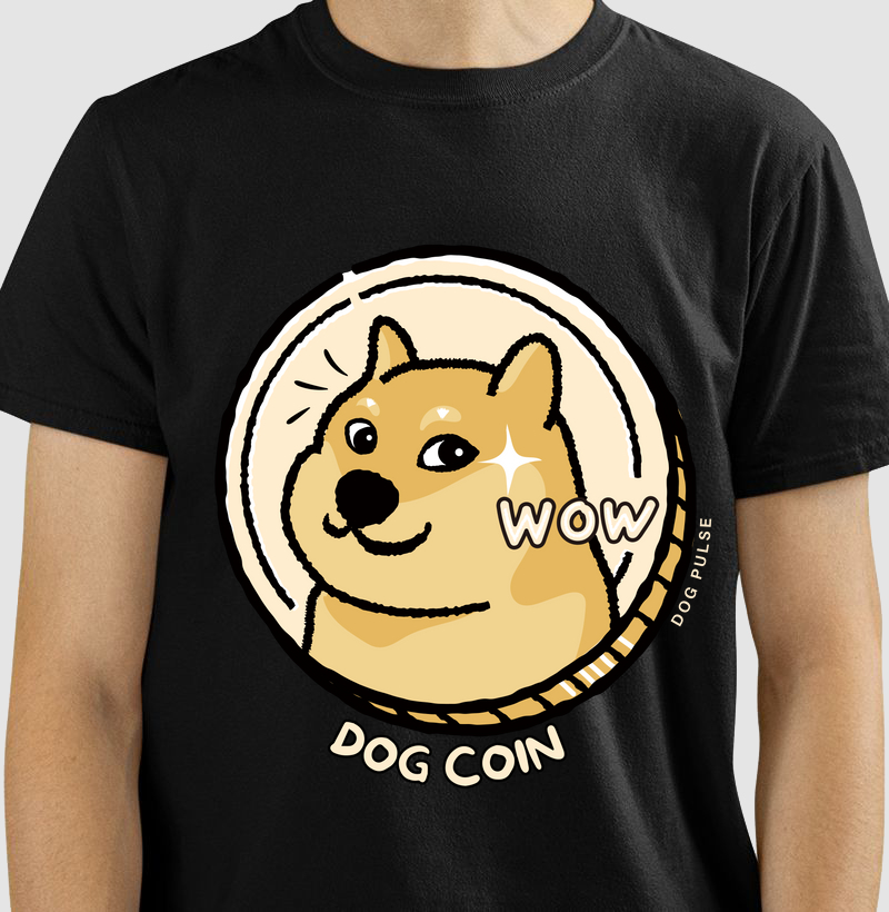 Camiseta Dog Pulse - Dog Coin
