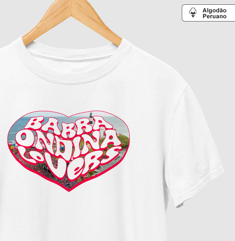 Camiseta Algodão Peruano - Axé - Barra Ondina Lovers