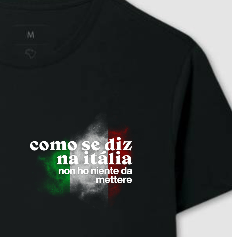 Como se diz na Itália: "Não tenho nada para vestir"