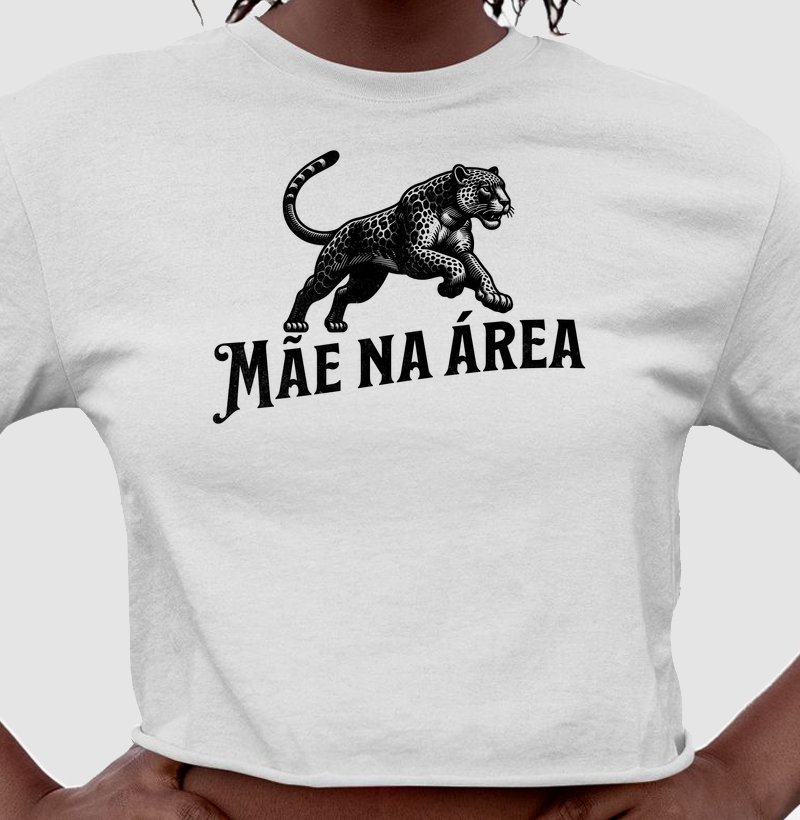 Mãe na área - ilustração preta