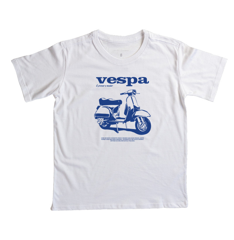 Vespa | É provar e mudar - Camiseta Infantil