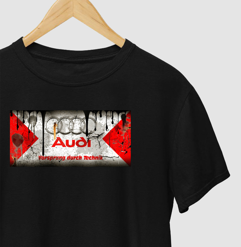 Camiseta placa Audi