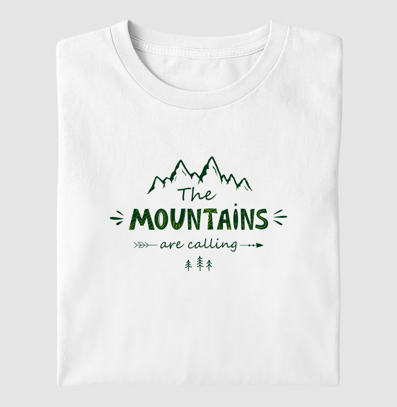Camiseta As Montanhas me chamam