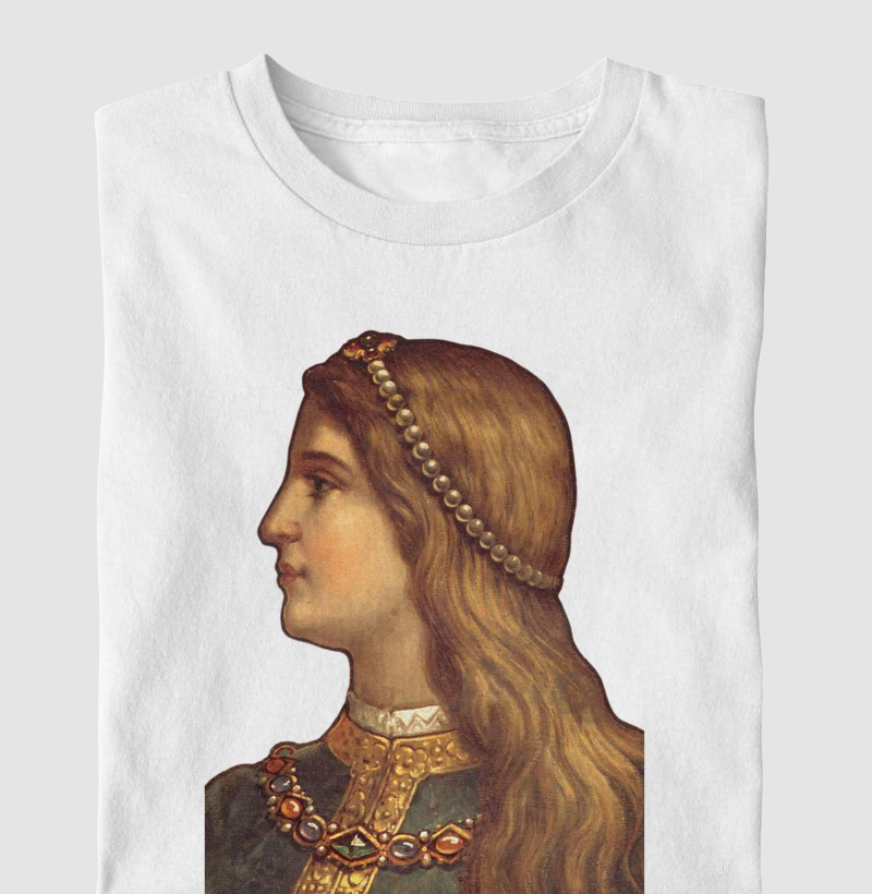Camiseta Inês de Castro, a Rainha Póstuma de Portugal (século XIV)