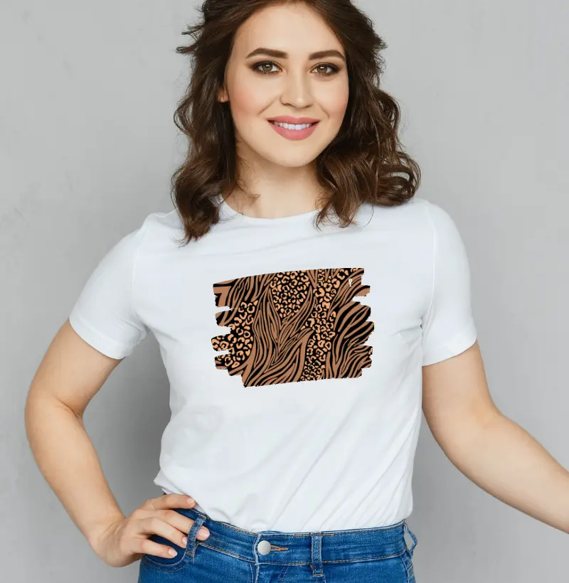 Camiseta Feminina Animal Print 