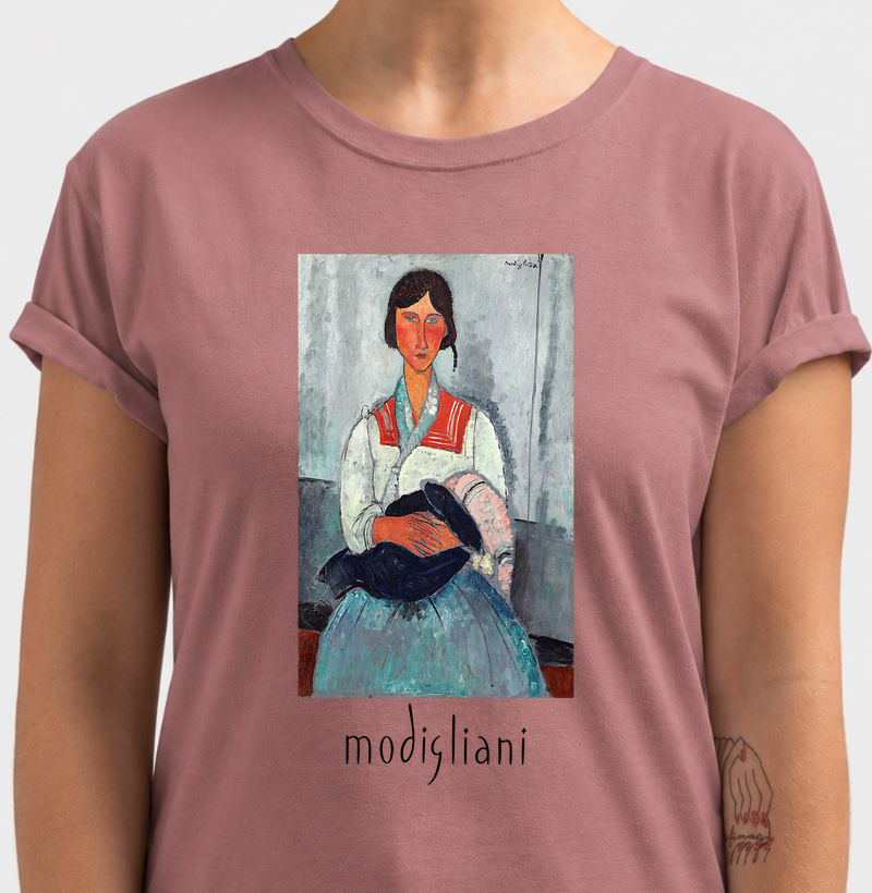 Camiseta Expressionista Italiana Modigliani 