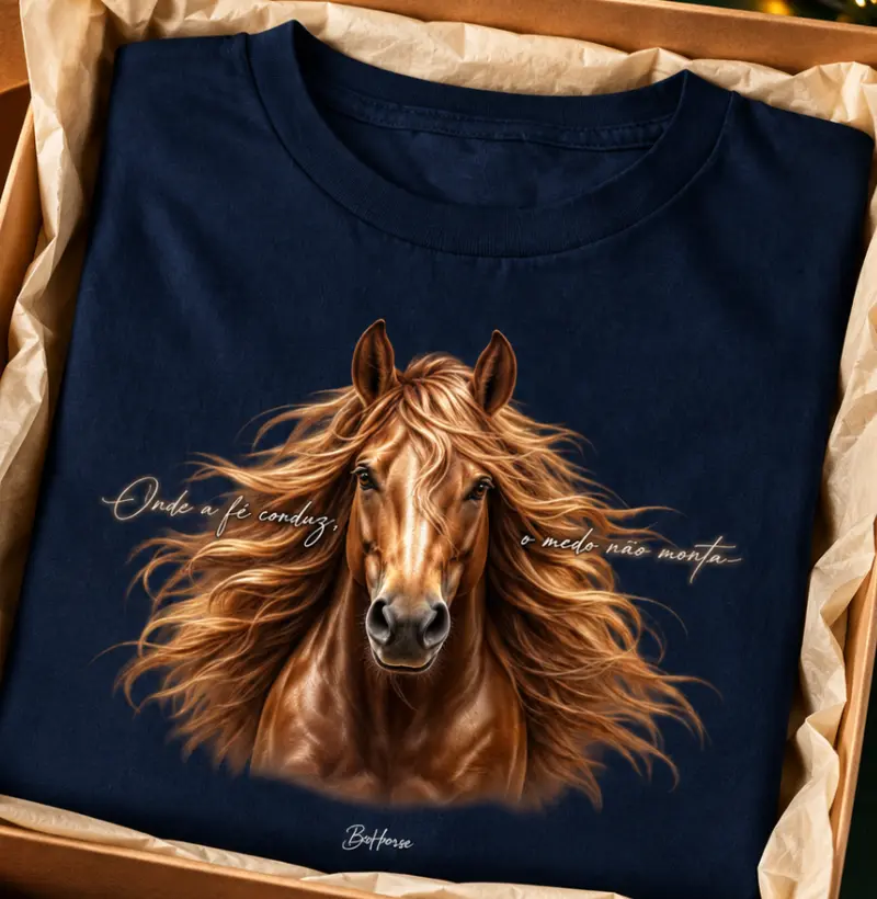 Onde a fé conduz  - Camiseta
