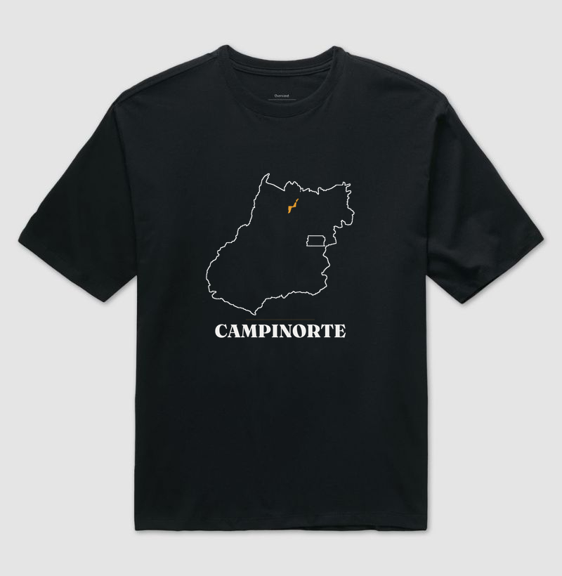 Campinorte | Traço GO - Camiseta Oversized