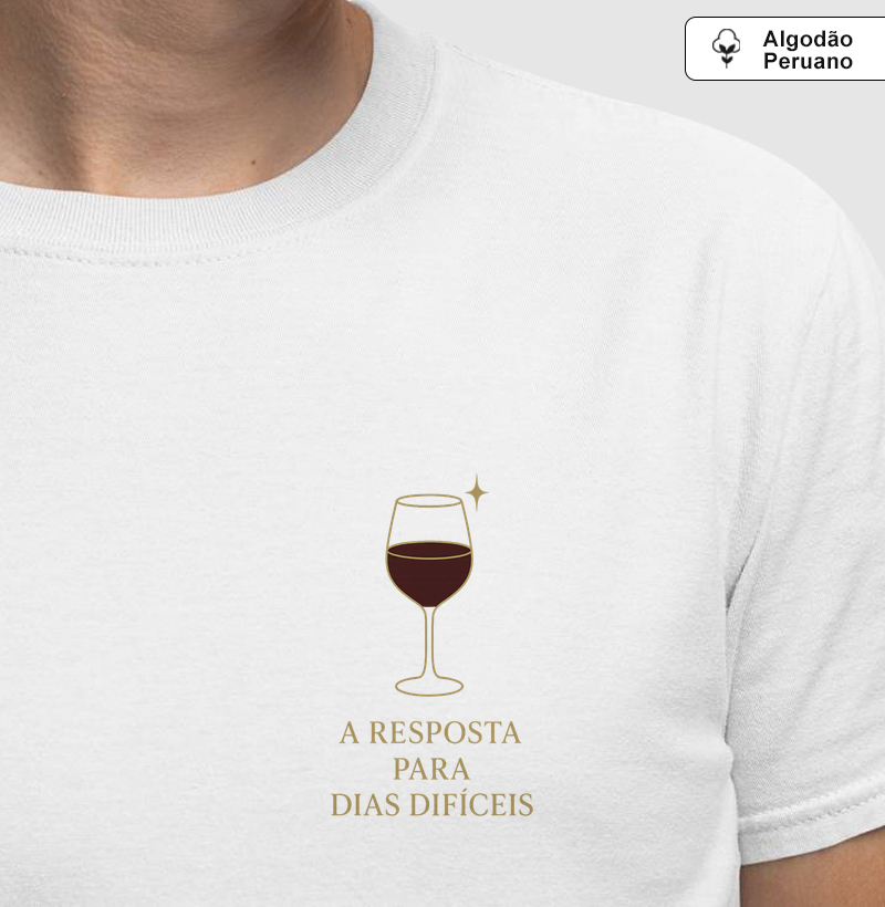 Camiseta A resposta para dias dificeis