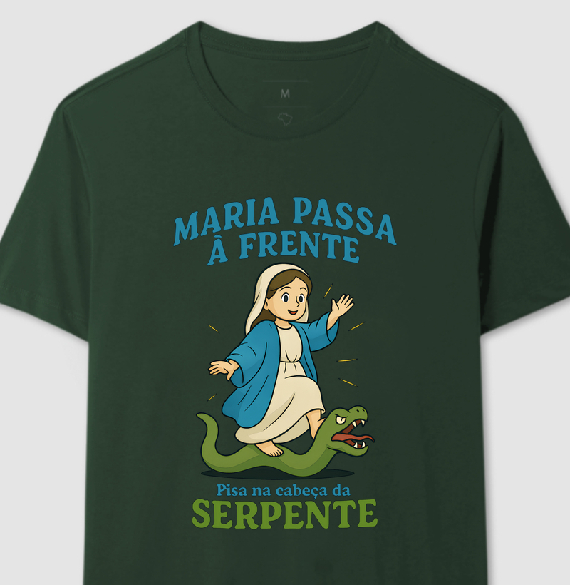 Pisa na cabeça da serpente