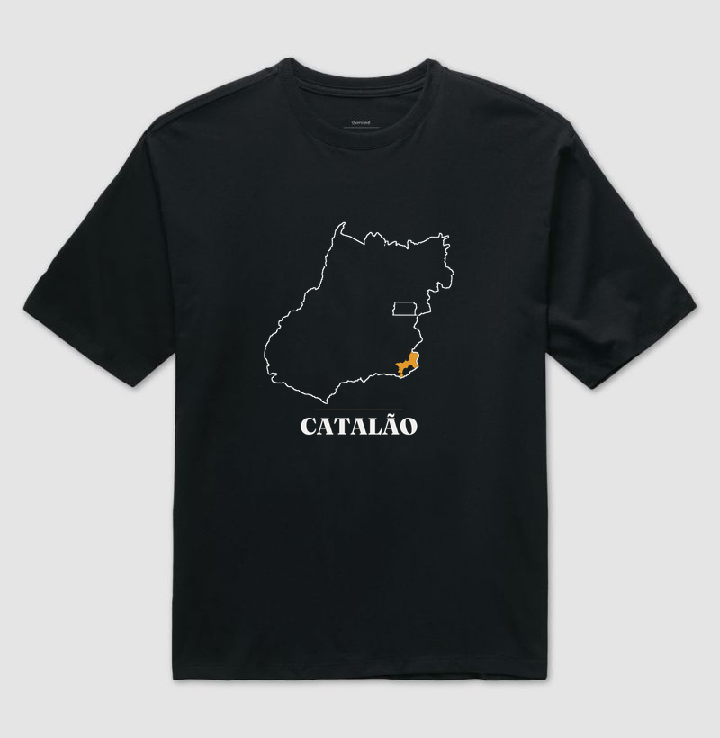 Catalão | Traço GO - Camiseta Oversized