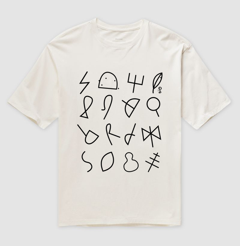 NÃO ANDO SÓ oversized