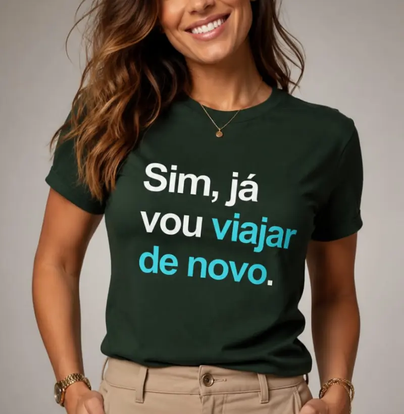 Sim, já vou viajar de novo