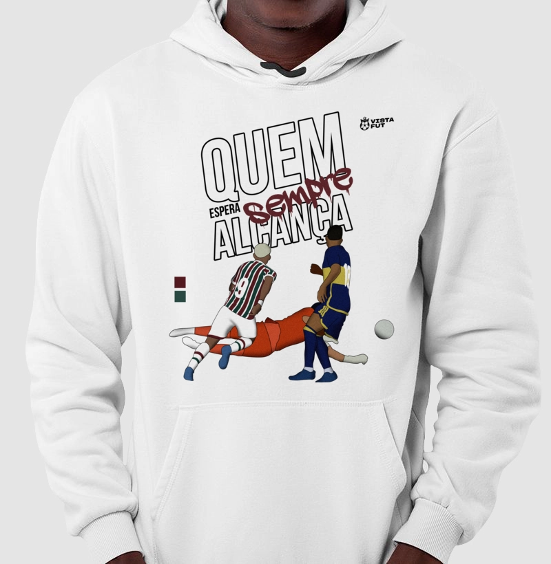 Moletom - Quem espera sempre alcança 