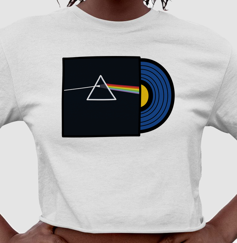 Cropped Inspiração Pink Floyd