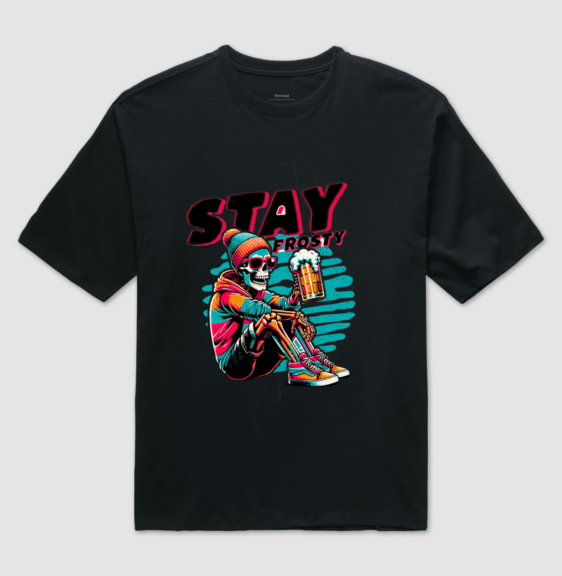 Camiseta Oversized Stay Frosty