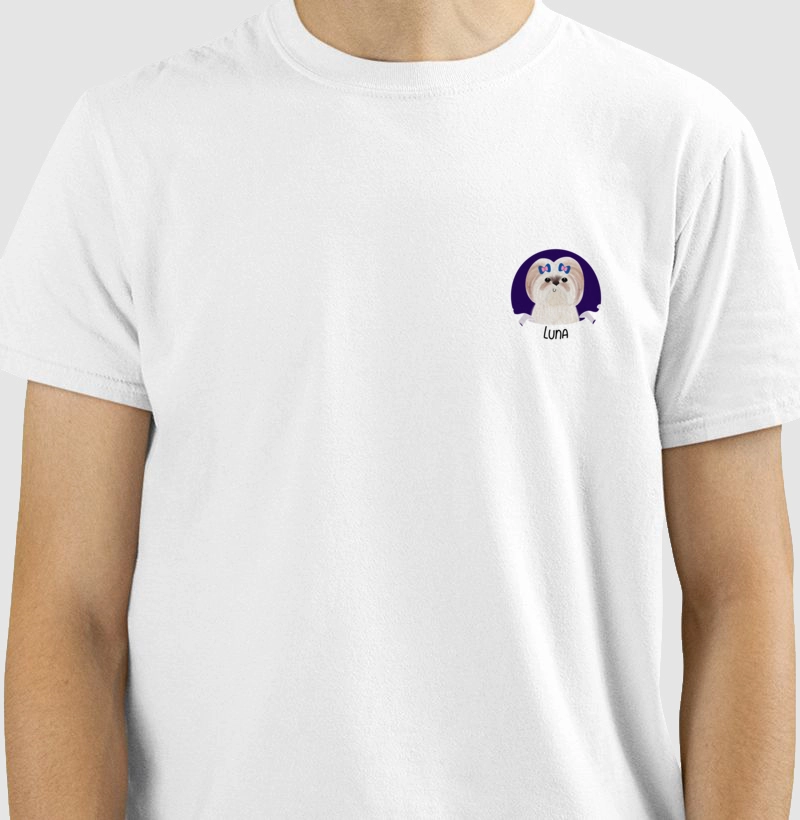 Luna - Fundo Azul - Bolso