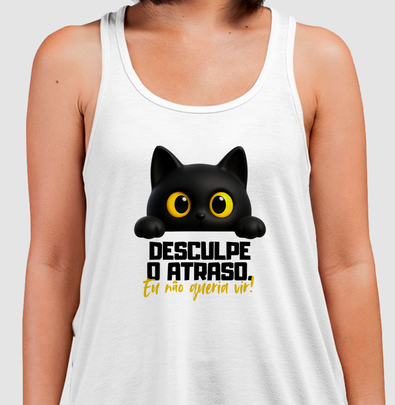 Desculpe o atraso. Eu não queria vir!