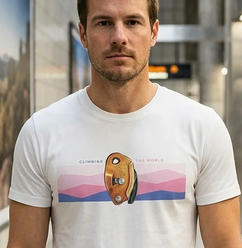 T-Shirt Falésia & Magnésio | Climbing the world