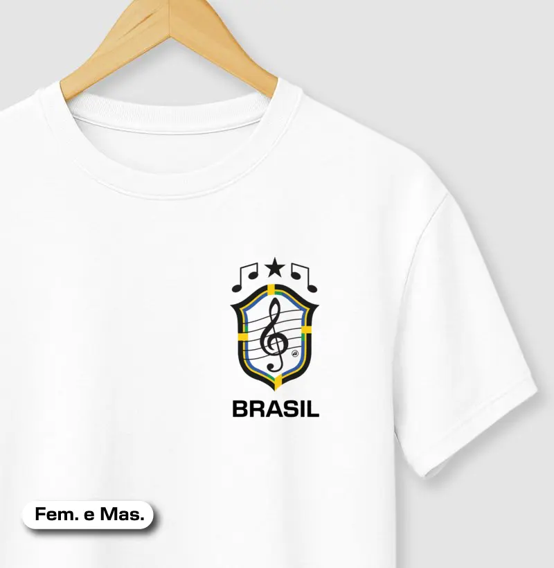 Escudo Brasil Música Peito
