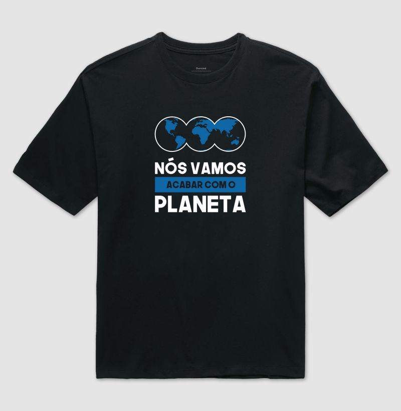 Camiseta Oversized Planeta
