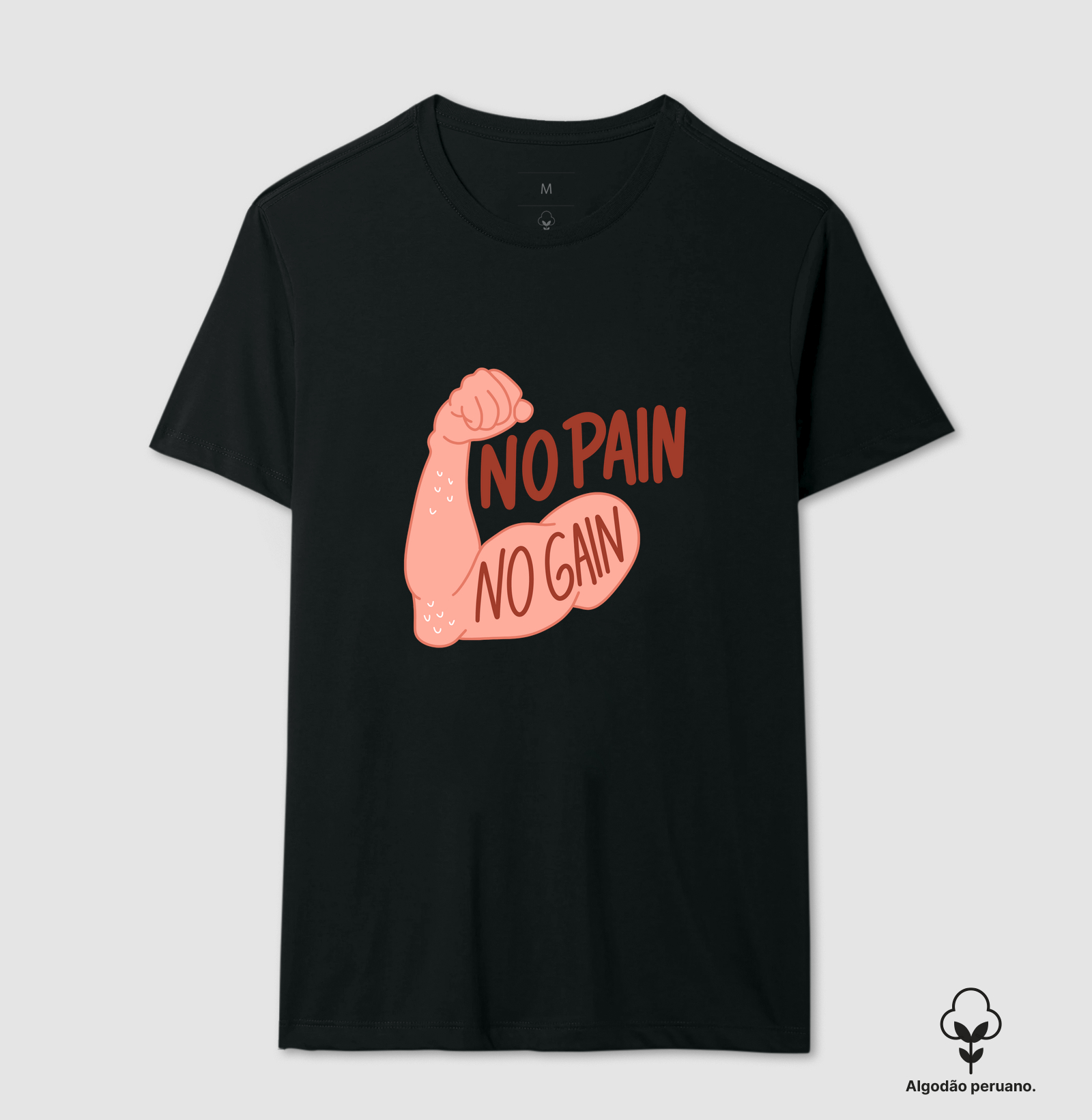 Camisa No pain no gain