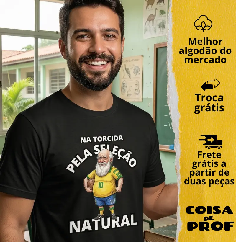 Camiseta Torcida pela Seleção Natural