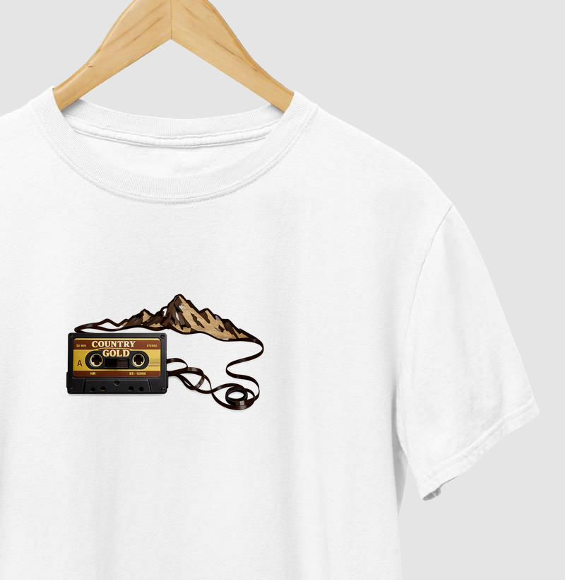 Camiseta Country Gold – Classic Country Tape