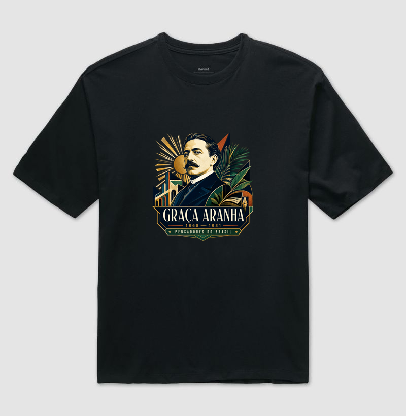 Camiseta Graça Aranha - Pensadores do Brasil