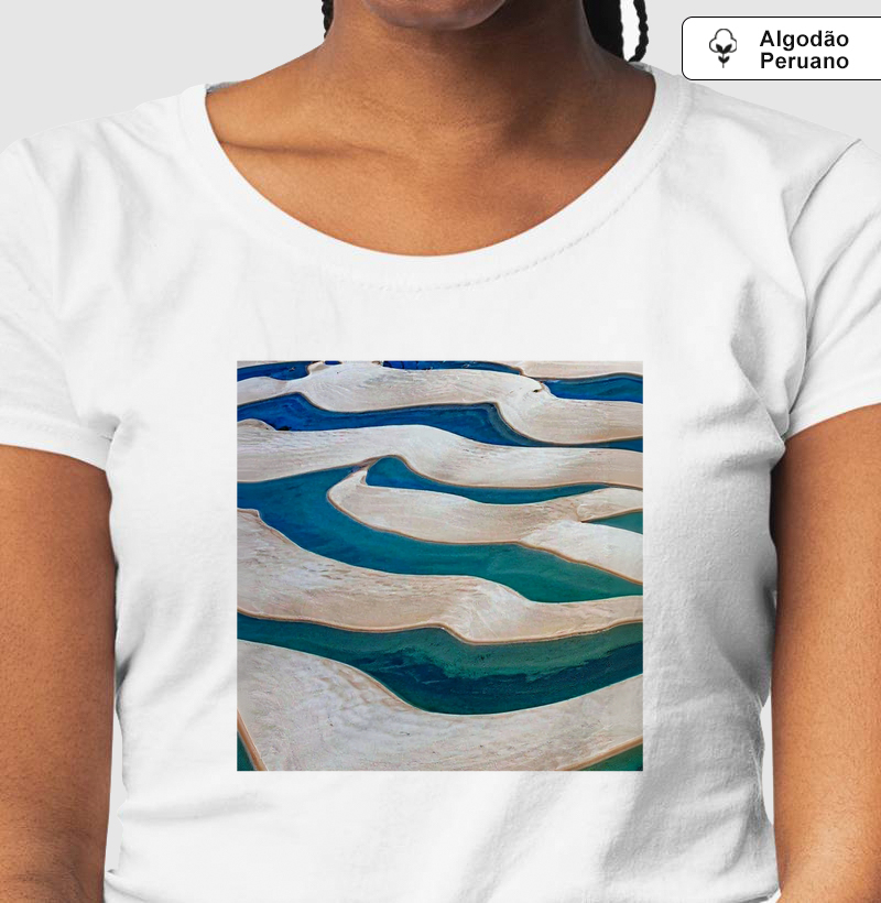 Camiseta Algodão Peruano Lençóis