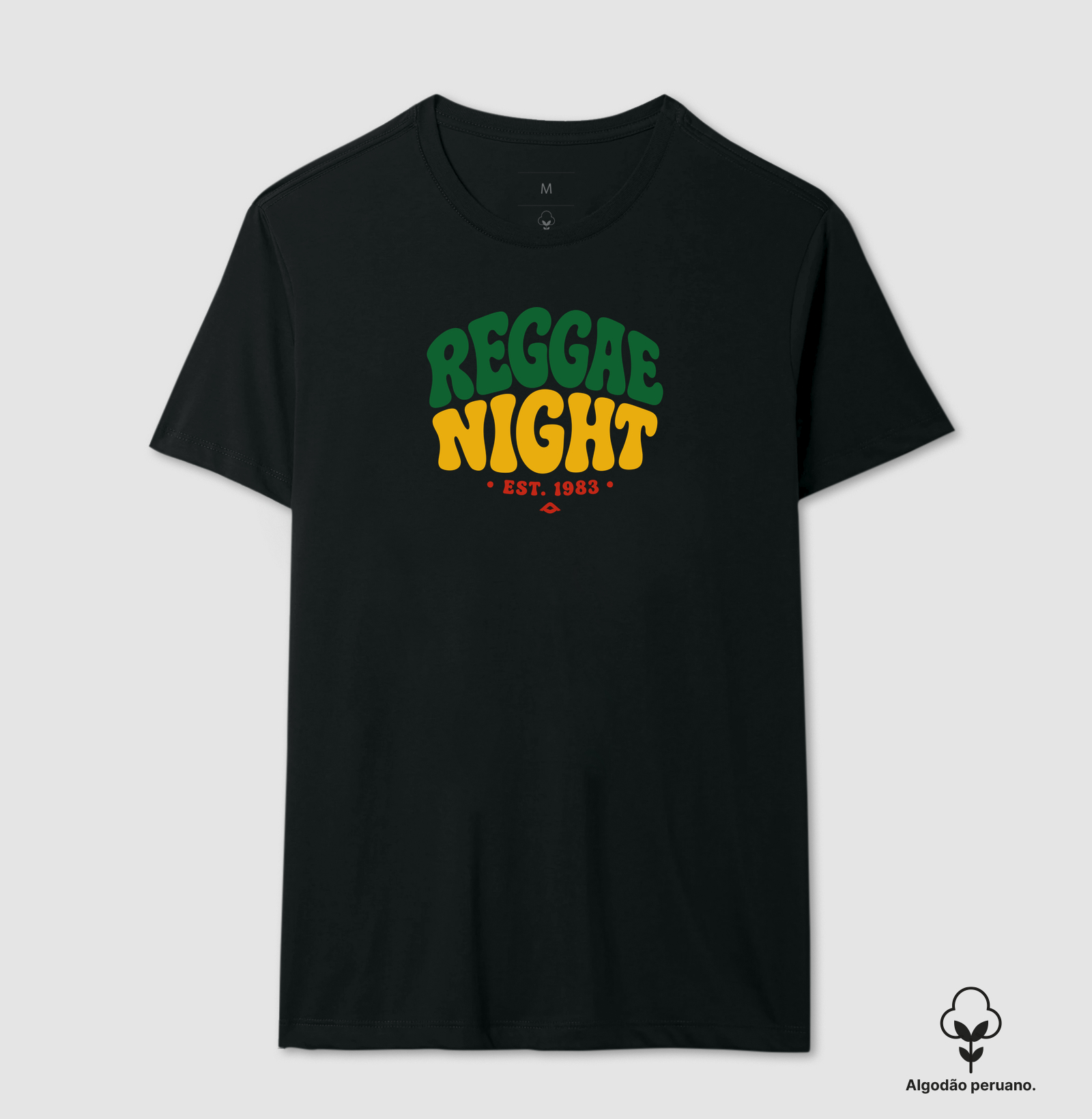 Reggae Night – Camiseta Reggae Vintage