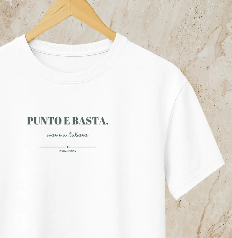 Punto e basta (mãe italiana)