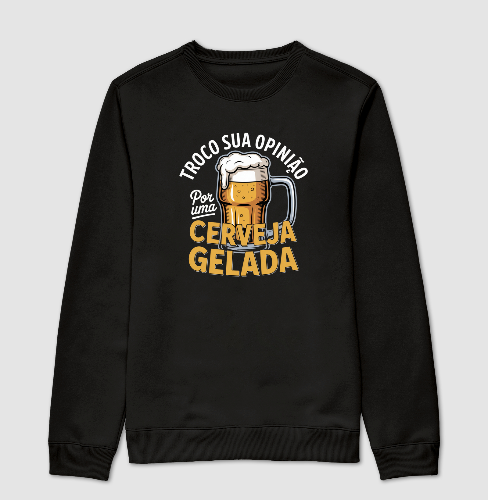 Camisa Troco Sua Opinião por uma Cerveja Gelada