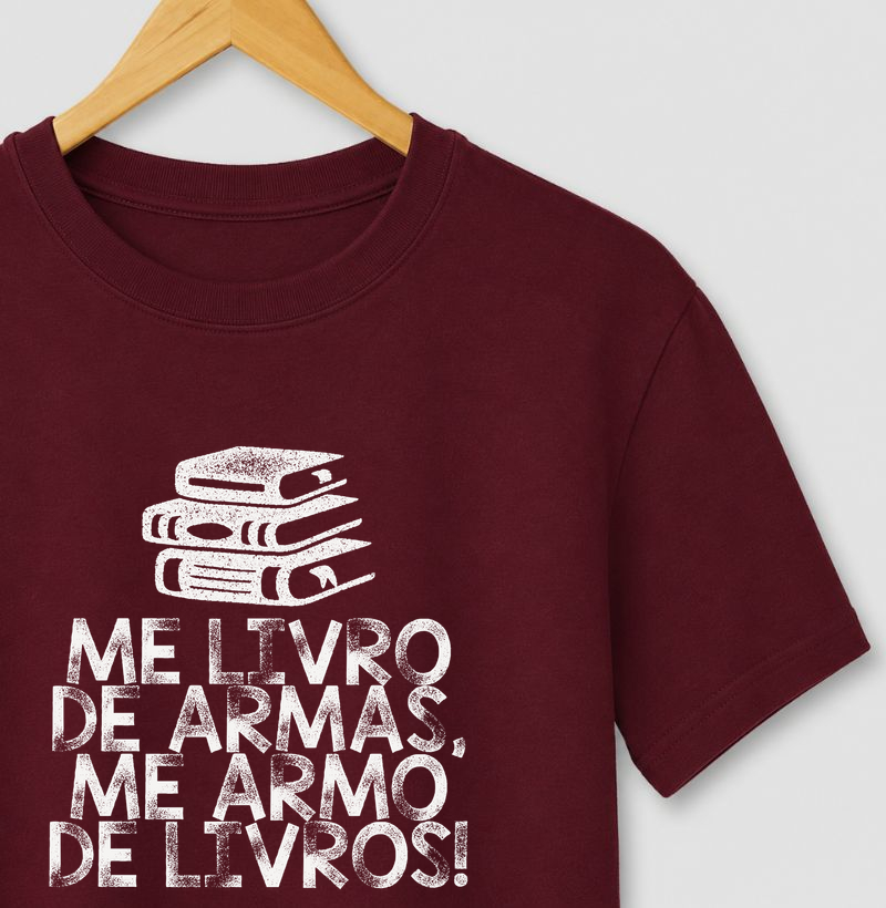Me livro de armas, me amor de livros!