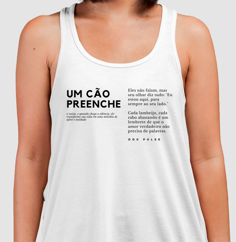 Camiseta Regata Dog Pulse Pawsitivity Collection – Filled with Pawsitive Love