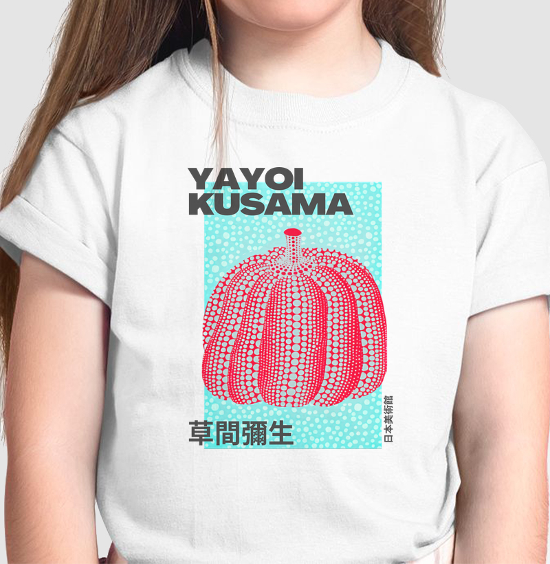 Pumpkin Works -  Yayoi Kusama - Camiseta Infantil