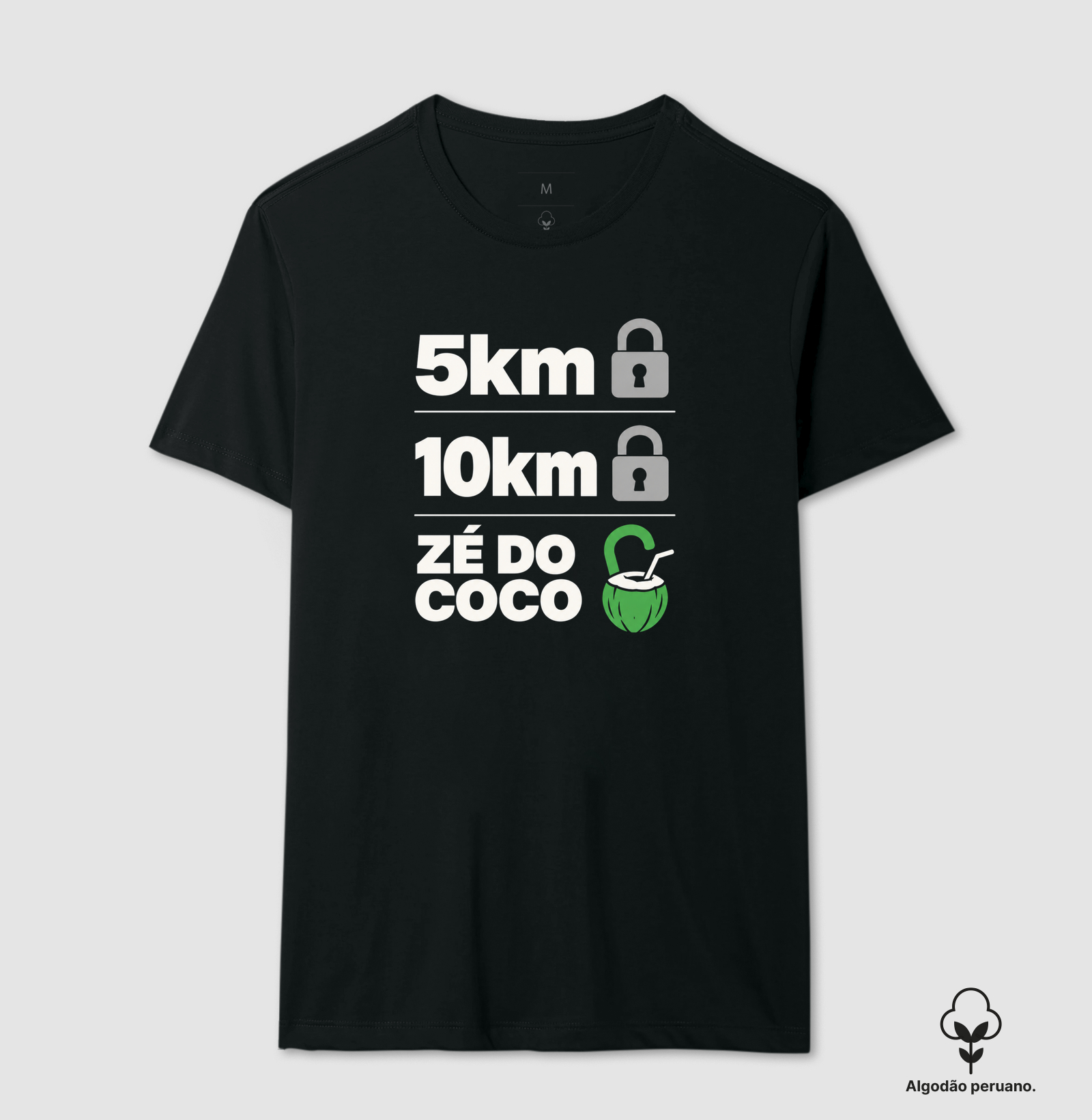 Zé do Coco Unlock - Camiseta Algodão Peruano