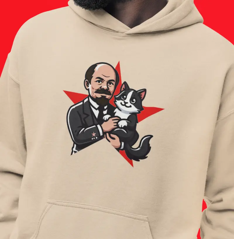 Moletom Lenin Gateiro - Comunas - Hoodie Moletom