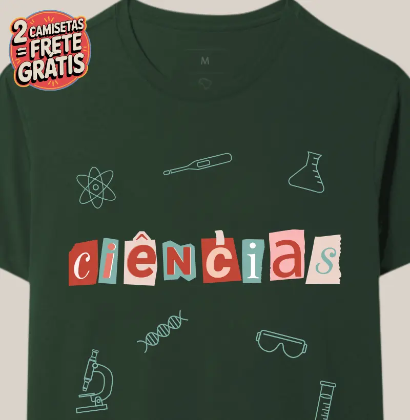 Camiseta Ciências