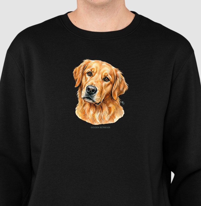 Cães - Golden Retriever - Moletom Suéter