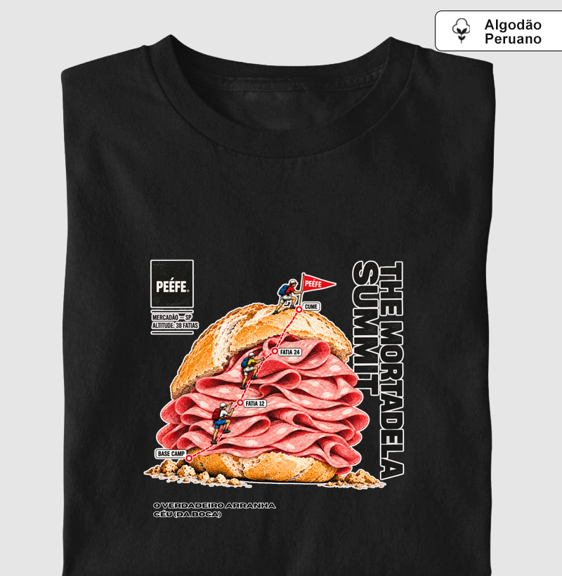 Expedição Mortadela Pima - Camiseta Algodão Peruano