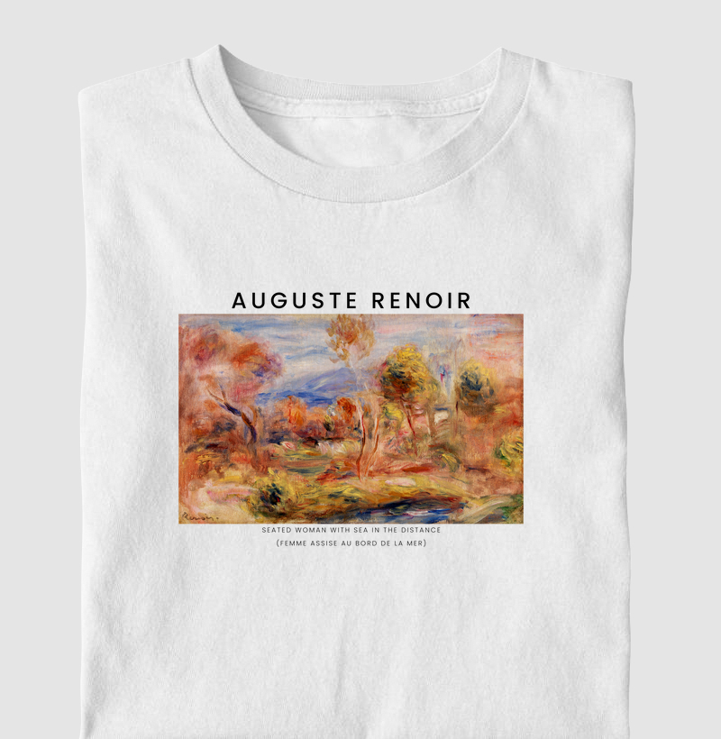 Seated Woman with Sea in the Distance (1917) - Renoir