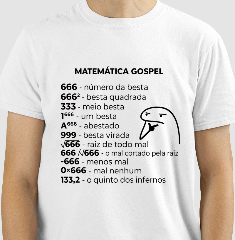 Camiseta Matemática Gospel