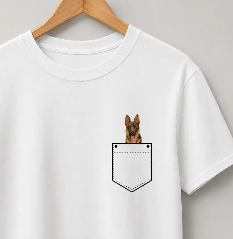 Pastor Alemão no Bolso - Camiseta