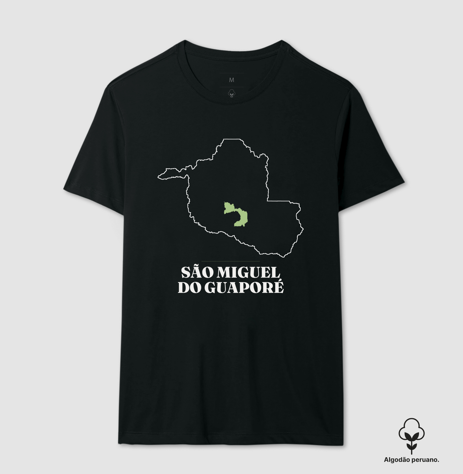 São Miguel do Guaporé | Traço RO - Camiseta Algodão Peruano