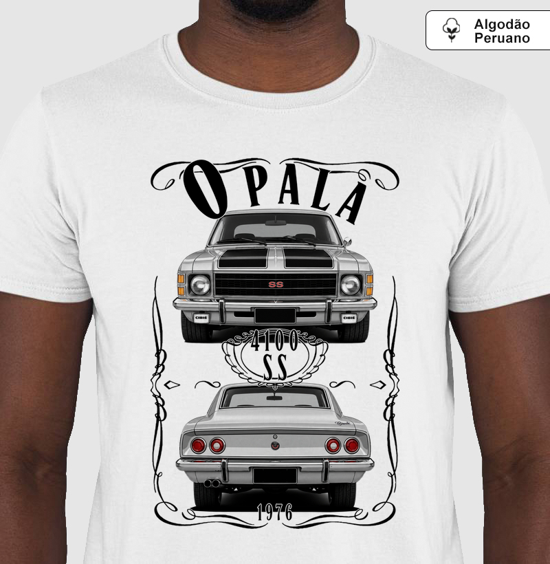 Camiseta em algodão peruano Opala SS vintage