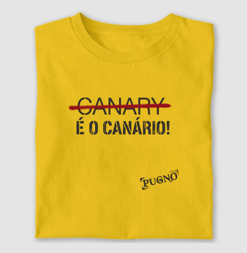 Camiseta canário